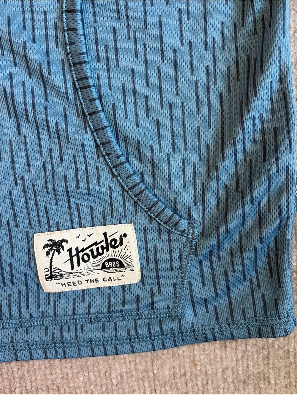 Howler Bros Men’s Sz M Loggerhead Hoodie Shirt Pacific Blue - Picture 2 of 10